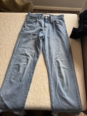 Men's Light Blue Baggy Jeans